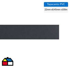 IMPERIAL - Tapacanto PVC negro 22x0,45 mm Ro 100 mt