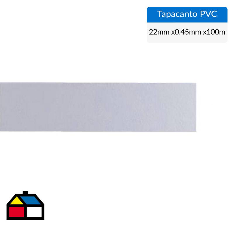 IMPERIAL - Tapacanto PVC gris humo 22x0,45 mm Ro 100 mt