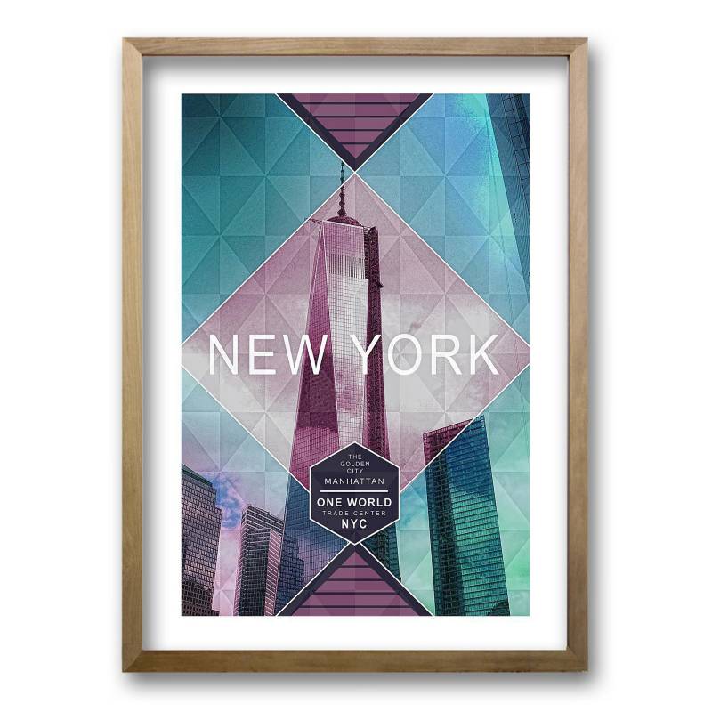 RETELA - Cuadro 40x30 cm ilustración new york
