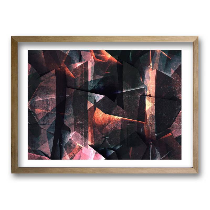 RETELA - Cuadro 40x30 cm ilustración geo abstracta