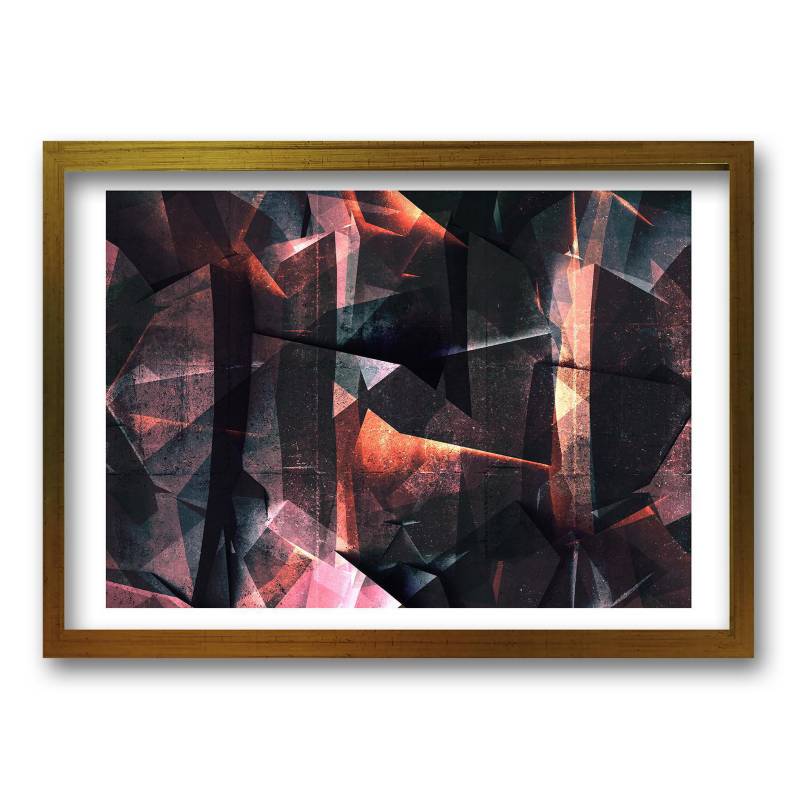 RETELA - Cuadro 50x35 cm ilustración geo abstracta