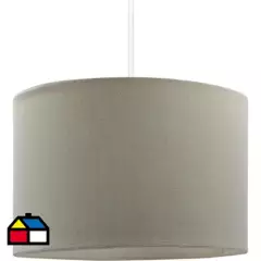 CONCEPT LIGHTING - Lámpara colgante liso crudo 1 luz e27