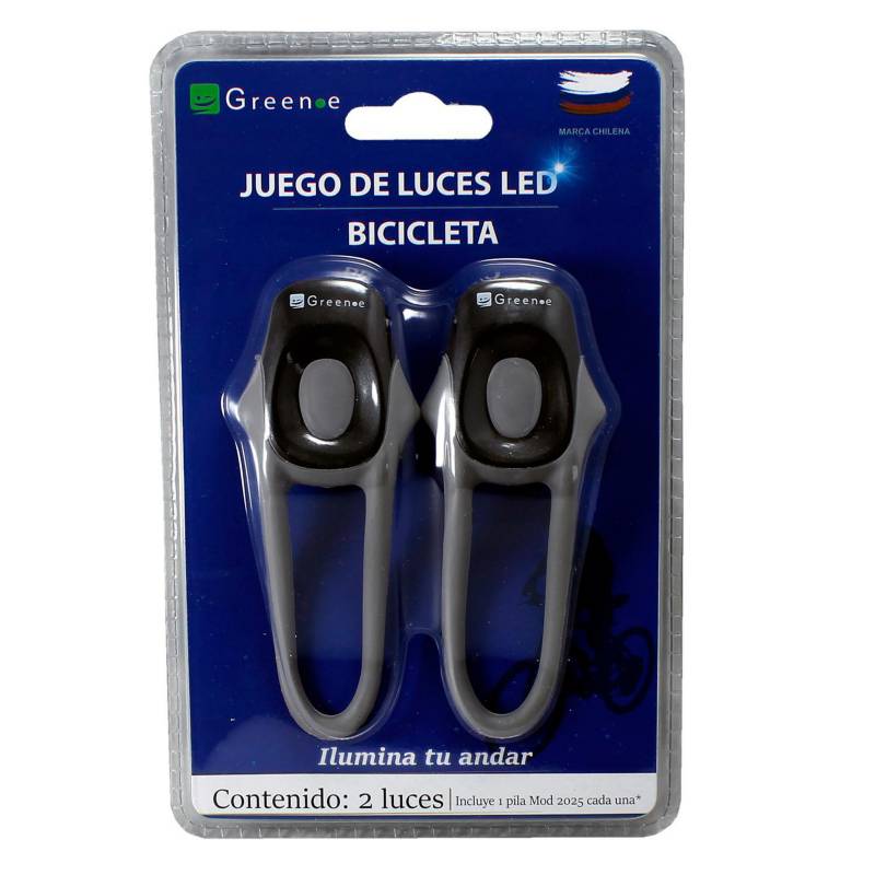 GREEN-E - Set de 2 luces led silicona ng