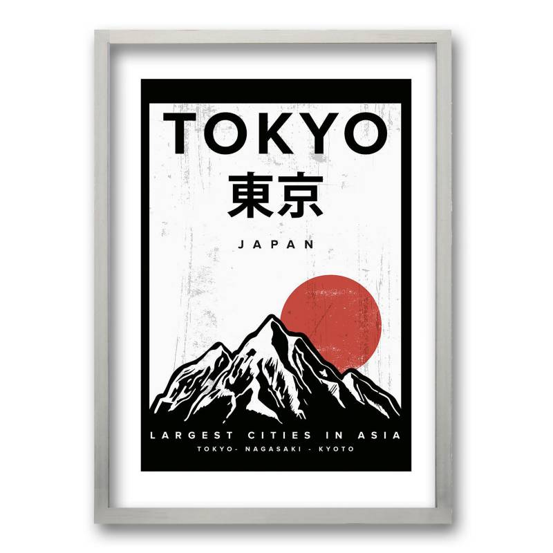 RETELA - Cuadro 70x50 cm ilustración tokyo