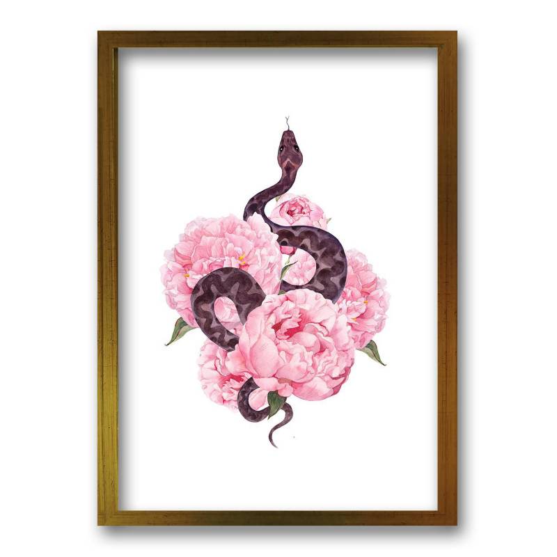 RETELA - Cuadro 50x35 cm ilustración flor de veneno