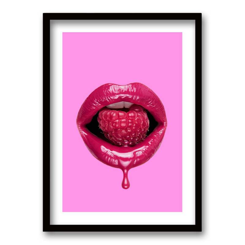 RETELA - Cuadro 50x35 cm ilustración beso frutal