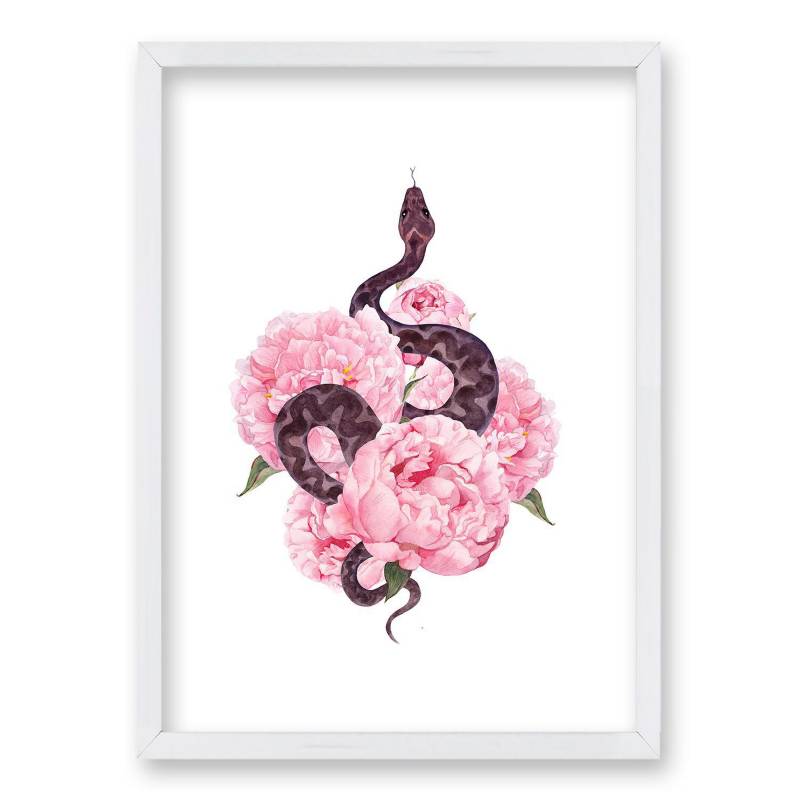 RETELA - Cuadro 40x30 cm ilustración flor de veneno