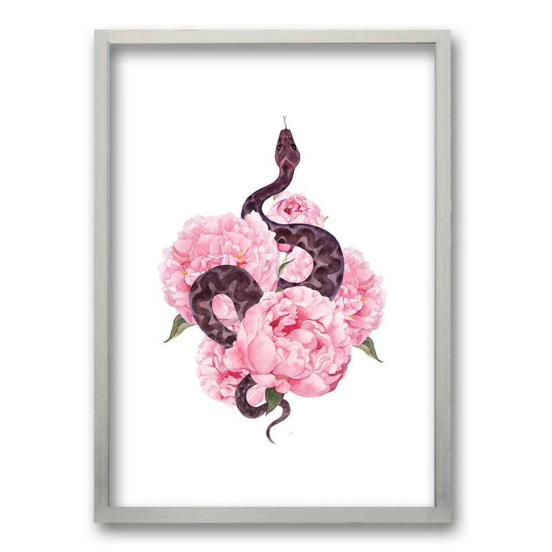 RETELA - Cuadro 50x35 cm ilustración flor de veneno