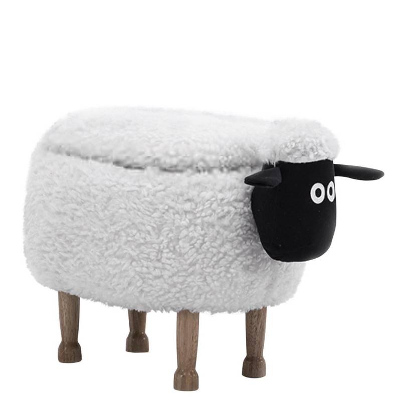 MALLORCA - Banca infantil ovejita con almacenaje 38x41x67 cm