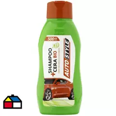 AUTOSTYLE - Shampoo más cera eco 500cc.