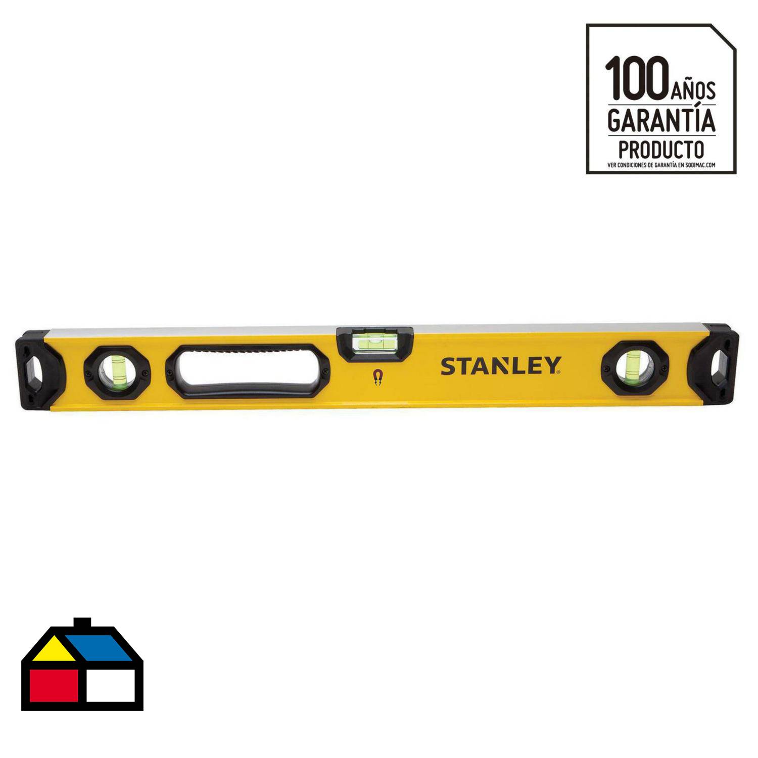 NIVEL ALUMINIO 24 DE 3 AGUAS MARCA STANLEY