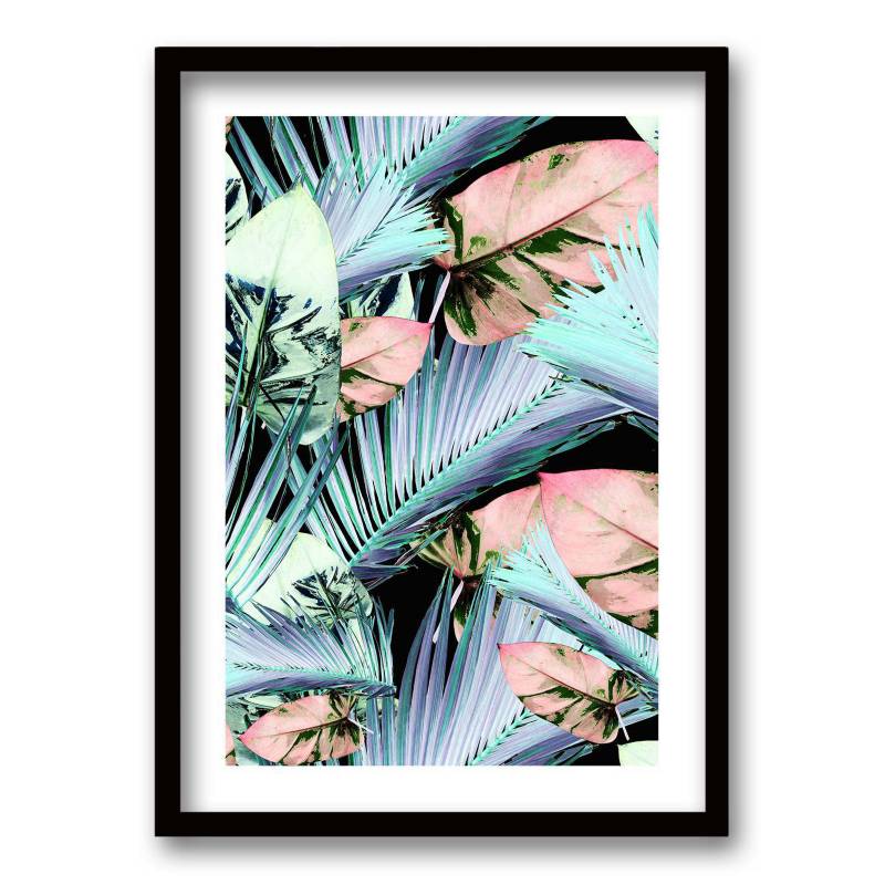 RETELA - Cuadro 70x50 cm ilustración palmas