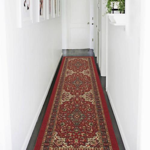 Alfombra pasillo 67x180 cm Inca rojo monarch Idetex