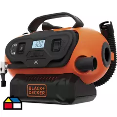 BLACK+DECKER - Compresor de Aire para Auto Digital 20V 160 Psi