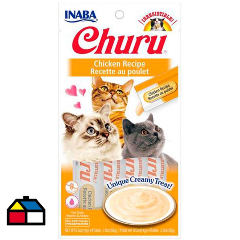 CHURU - Churu snack puré gatos pollo