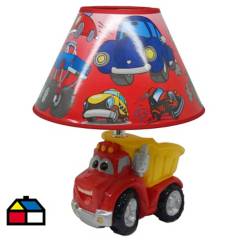TEMPORA - Lámpara de Mesa Camión Rojo 1 Luz E27
