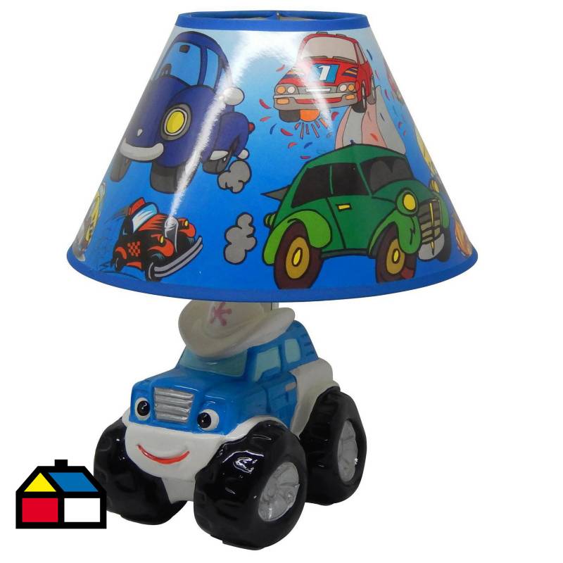 TEMPORA - Lámpara de Mesa Camión Azul 1 Luz E27