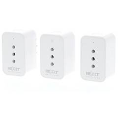 NEXXT SOLUTIONS - Enchufe wifi pack 3 unidades smart