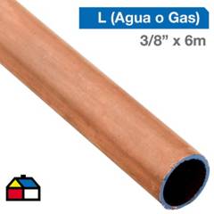 HUMBOLDT - Cañería Cobre L Gas-Agua 3/8" x 6m