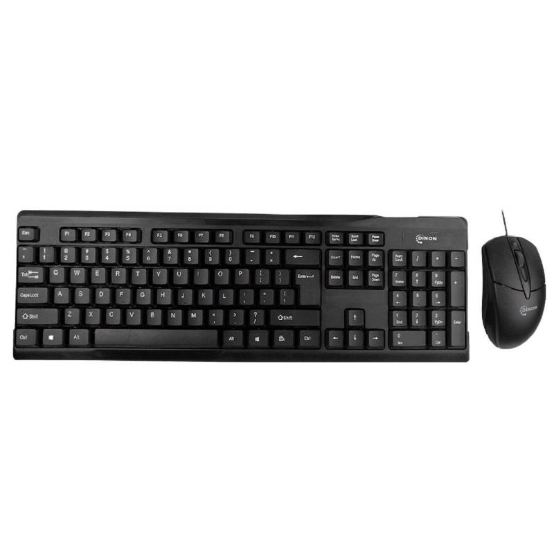 DINON - Kit teclado + mouse 1000dpi alámbrico