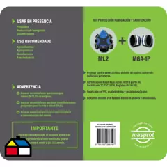 MASPROT - Kit protección fumigación y sanitación.