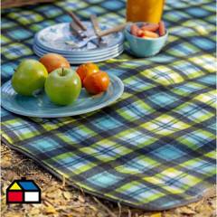 KLIMBER - Mantel de picnic 150x120 cm colores variados