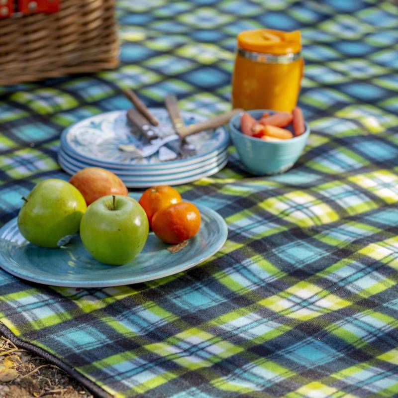 KLIMBER - Mantel de picnic 150x120 cm colores variados.