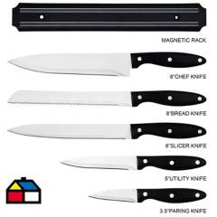 JUST HOME COLLECTION - Set de 5 cuchillos acero
