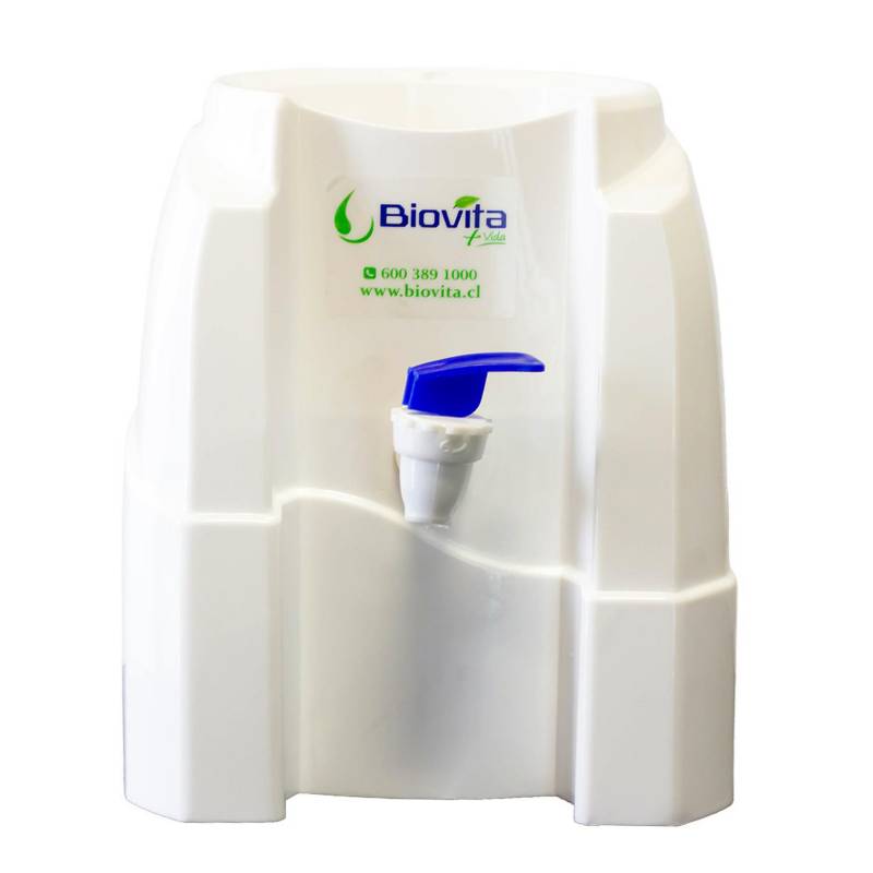 BIOVITA - Dispensador soporte de agua blanco