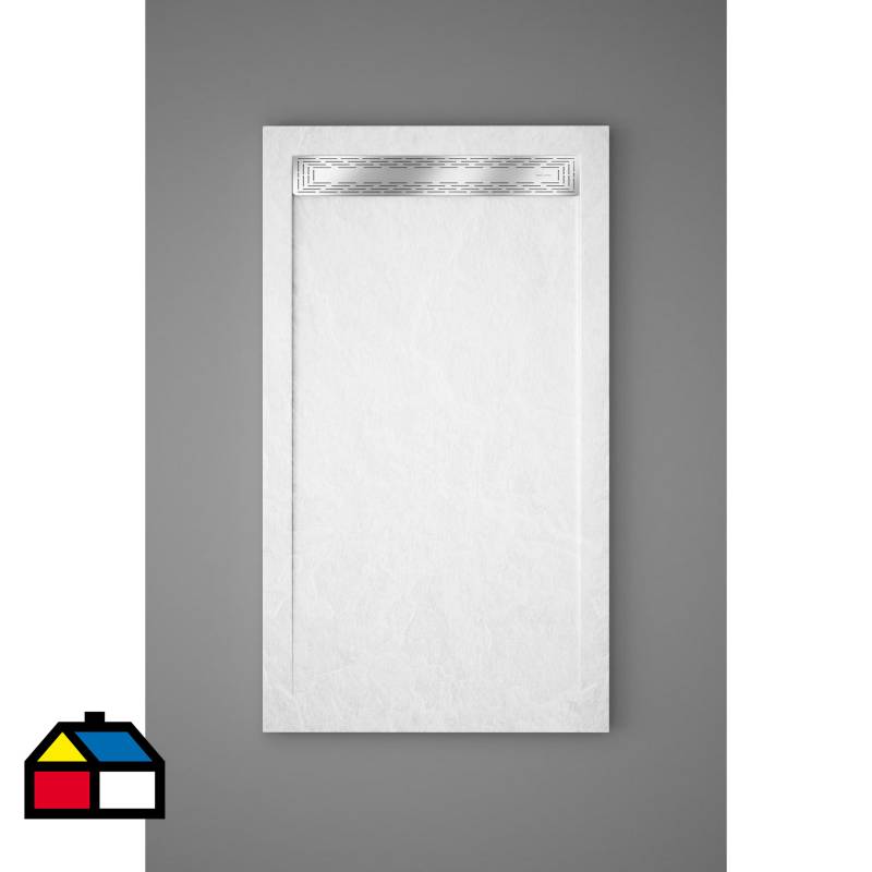 TEKA STROHM - Plato de ducha 120x80 cm blanco