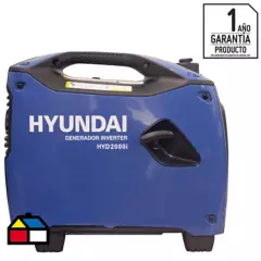 HYUNDAI - Generador eléctrico a gasolina inverter 2000W
