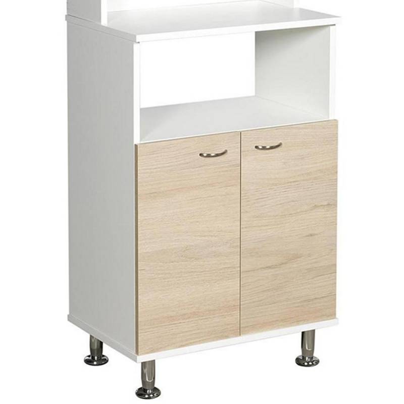 Mueble microondas 62 cm Blanco - Sodimac.com