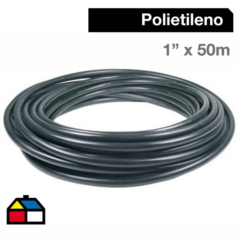 TIGRE - Cañería Polietileno 1" x 50m  Negro
