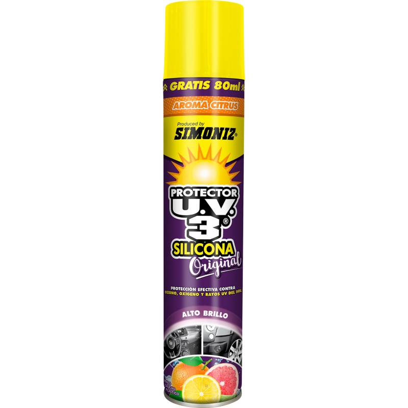 SIMONIZ - Protector UV3 silicona en aerosol 400 ml