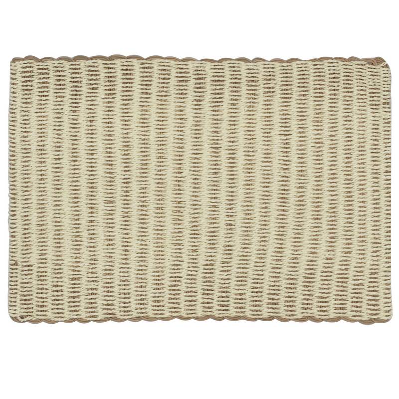 JUST HOME COLLECTION - Individual tejido mimbre beige