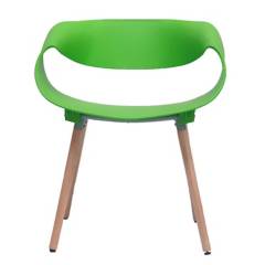 ELBARCO.CL - Silla diseño twist 62x54x73 cm verde