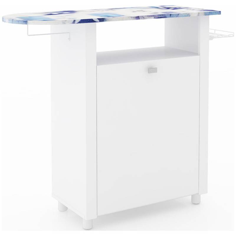 TECNOMOBILI - Mueble para planchado blanco 85 x 102,5 x 35,5 cm