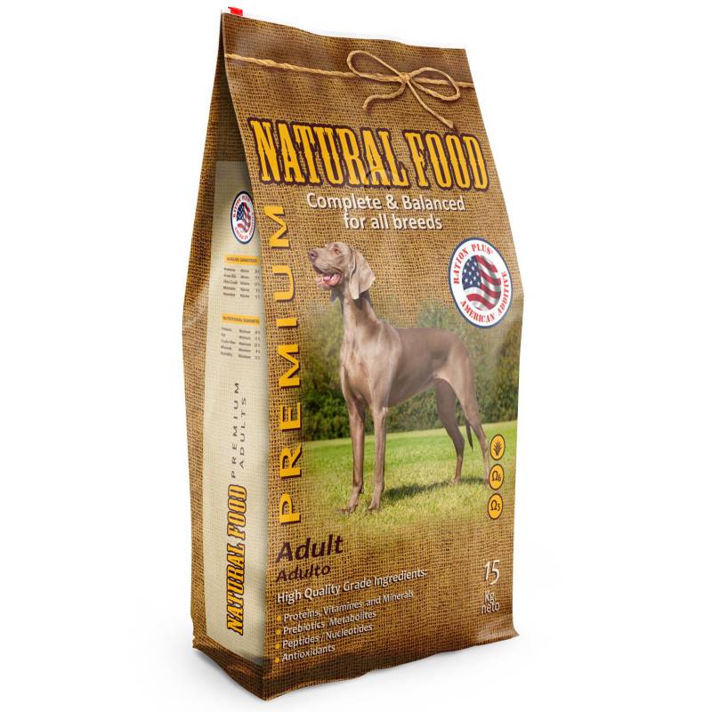 NATURAL FOOD - Alimento perro adulto 15 kg carne