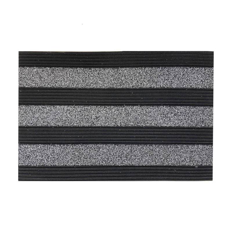 DIB - Limpiapiés rubber grass 46x76 cm negro/gris