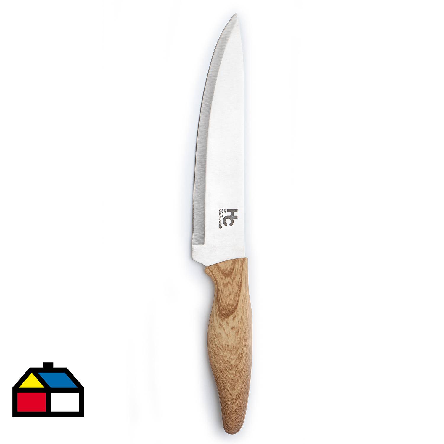 CUCHILLOS DE COCINA: CUCHILLO COCINERO PROFESIONAL MANGO BLANCO 25 CM