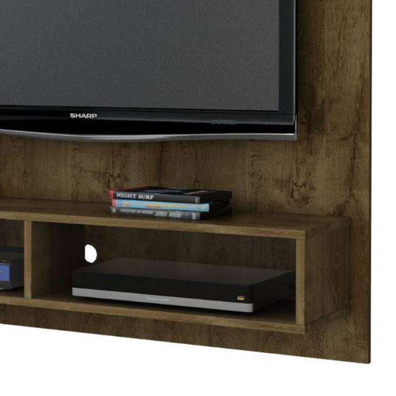 Mueble Panel Tv 47 Gama Rustico 1x115x30 Cm Sodimac Chile