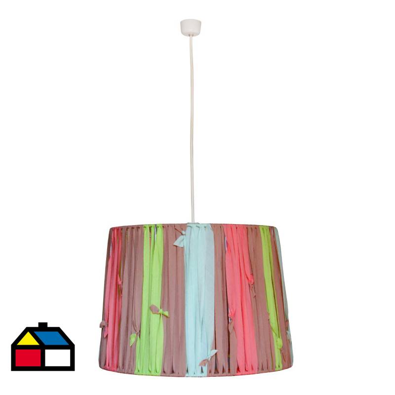 CAROLD STEVENS - Lámpara colgante metal victoria multicolor 1 luz E27