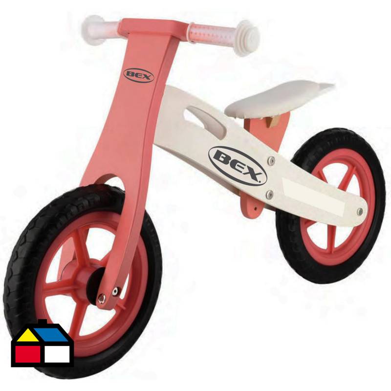 BEX - Bicicleta de equilibrio de madera roja