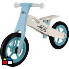 BEX - Bicicleta de equilibrio de madera azul