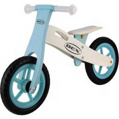 BEX - Bicicleta de equilibrio de madera azul