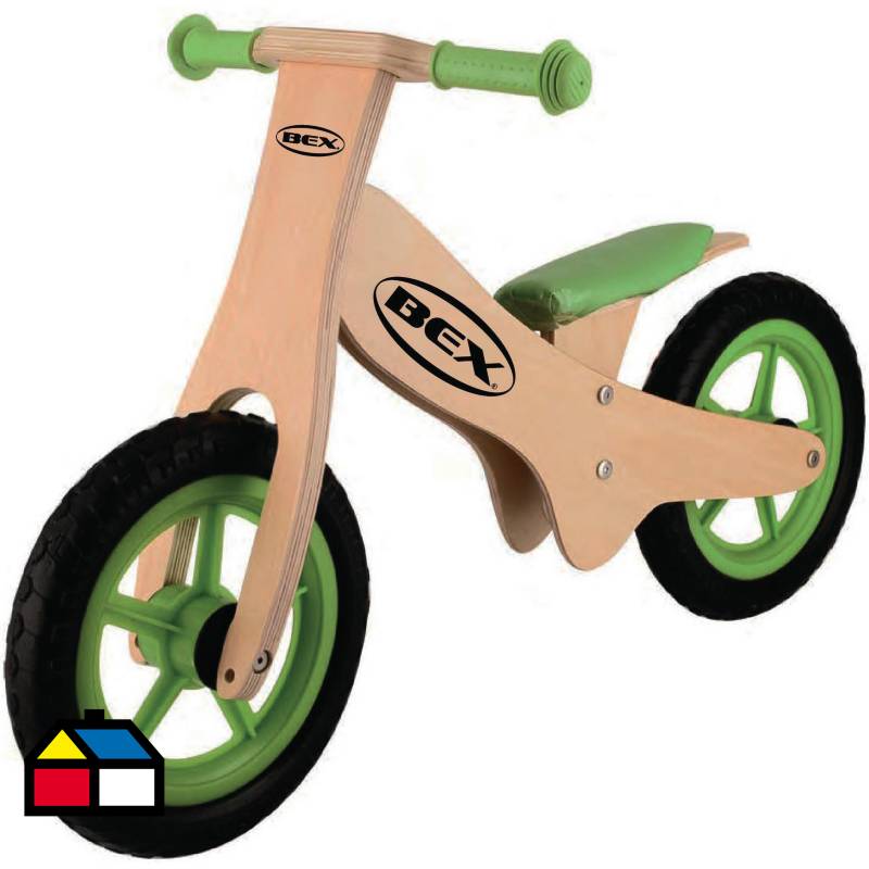 BEX - Bicicleta de equilibrio de madera verde