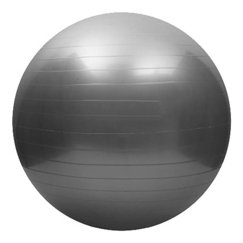 EASY FITNESS - Balón pilates y yoga 75 cm gris