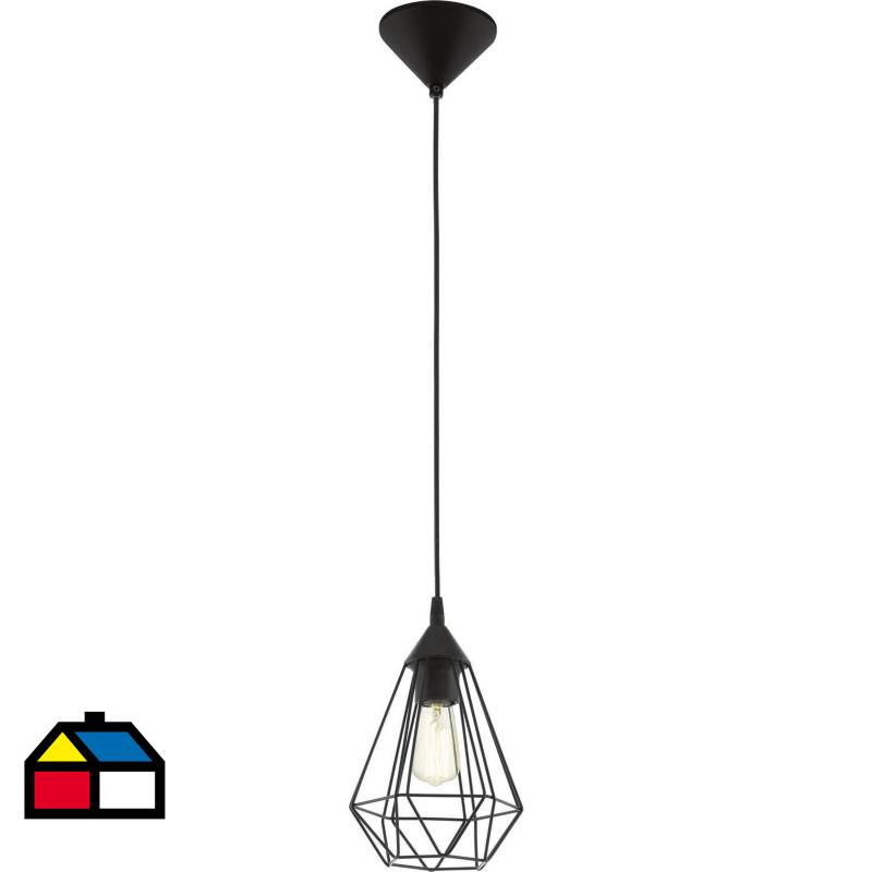EGLO - Lámpara colgante plástico negro E27 1X60W
