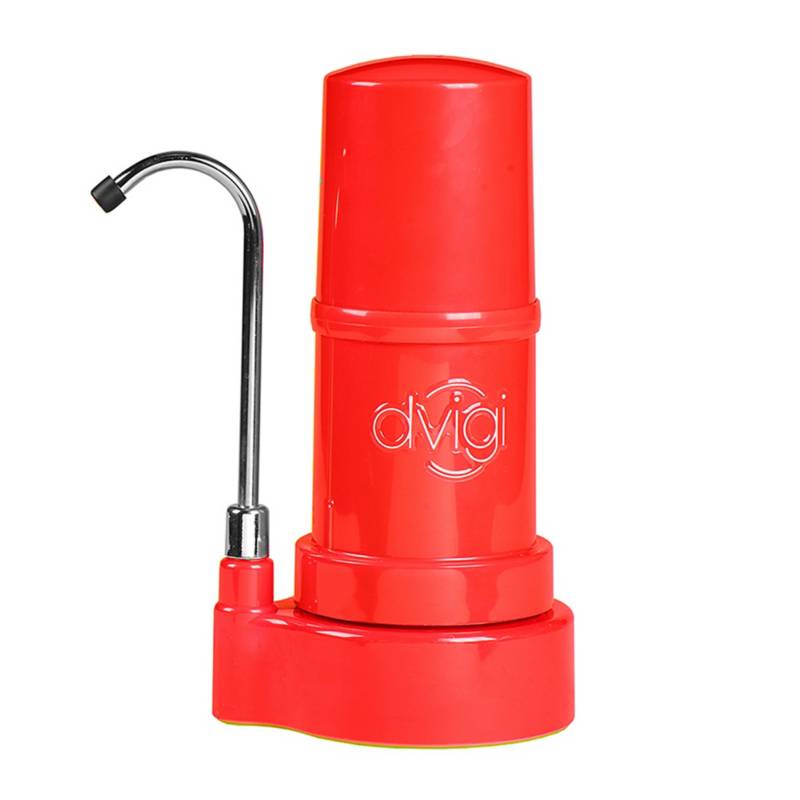 DVIGI - Purificador de Agua Rojo 14000L elimina cloro
