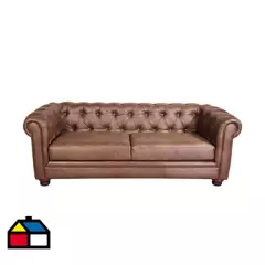 LATAM HOME - Sofa Florencia 3C Cuero